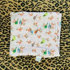 lollypop baby girl bird pink swaddle